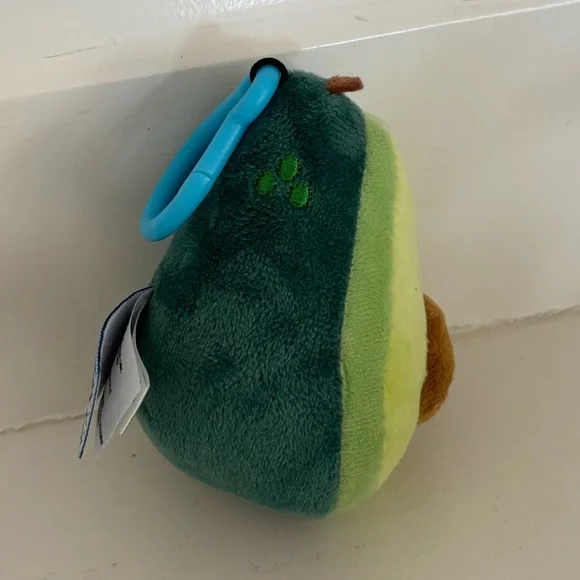 Avocado Plush Bag Charm Keychain - Squishable - Picture 4 of 6